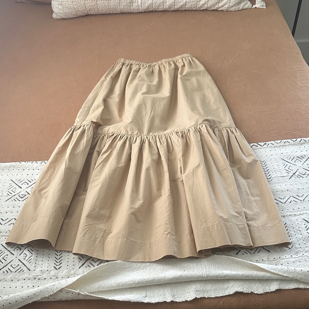 Ganni Tan Midi Skirt - Picture 13 of 14